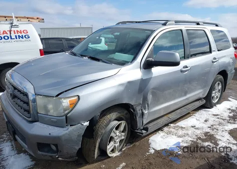 2012 Toyota Sequoia Sr5 5.7L V8 from USA, damaged, VIN 5TDBW5G16CS063205